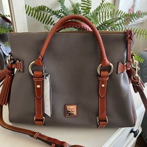 Dooney and Bourke Pebbled Leather Satchel